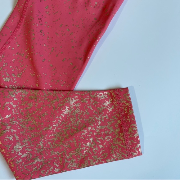 BuffBunny Rose Metallic Ombré Leggings NWT - Picture 6 of 7